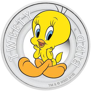 Tuvalu / Silver Half Ounce 2018 Tweety Bird - obverse photo