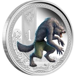 Tuvalu / Silver Ounce 2013 Werewolf - reverse photo