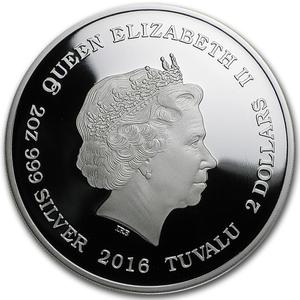 Tuvalu / Silver Two Ounces 2016 Language of Love - obverse photo