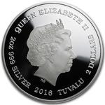 Silver Two Ounces 2016 Language of Love: Photo 2016 Tuvalu 2 oz Silver Proof Language of Love / thumbnail