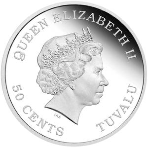 Tuvalu / Silver Half Ounce 2017 Baby Rooster - obverse photo
