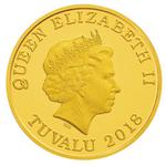 Gold Fifth-Ounce 2018 Year of the Dog - Prosperity: Photo Coin, Tuvalu, Gold Fifth-Ounce 2018 Year of the Dog - Prosperity / thumbnail