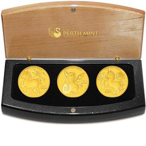 Tuvalu / Gold Fifth-Ounce 2014 Year of the Horse - Longevity - obverse photo