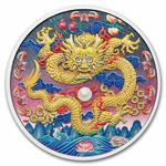 Silver Three Ounces 2025 Imperial Dragon: Photo Coin, Tuvalu, Silver Three Ounces 2025 Imperial Dragon / thumbnail