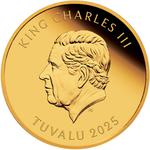 Tuvalu / Gold Fifth-Ounce 2025 Year of the Snake - Prosperity - obverse photo
