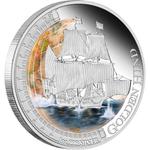 Silver Ounce 2011 Golden Hind: Photo Coin, Tuvalu, Silver Ounce 2011 Golden Hind / thumbnail