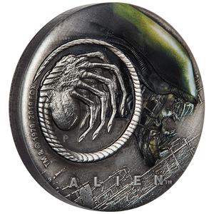 Tuvalu / Silver Two Ounces 2019 Alien - obverse photo