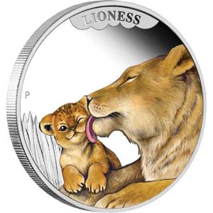 Tuvalu / Silver Half Ounce 2014 Lioness - reverse photo