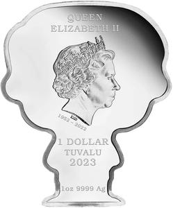 Tuvalu / Silver Ounce 2023 Minted Mini - James Bond - obverse photo