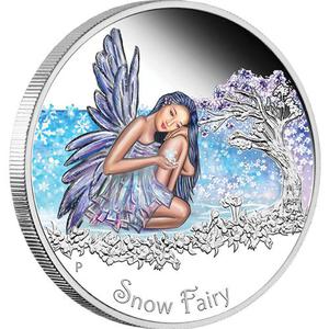 Tuvalu / Silver Half Ounce 2015 Snow Fairy - reverse photo