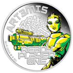 Silver Ounce 2018 Ready Player One - Art3mis: Photo Coin, Tuvalu, Silver Ounce 2018 Ready Player One - Art3mis / thumbnail