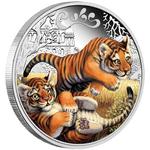 Silver Half Ounce 2016 Tiger: Photo Coin, Tuvalu, Silver Half Ounce 2016 Tiger / thumbnail