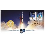 One Dollar 2019 Anniversary of Moon Landing: Photo Coin, Tuvalu, One Dollar 2019 Anniversary of Moon Landing / thumbnail