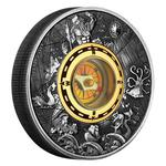 Silver Two Ounces 2017 Compass: Photo Coin, Tuvalu, Silver Two Ounces 2017 Compass / thumbnail