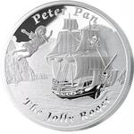 Silver Ounce 2014 The Jolly Roger: Photo Coin, Tuvalu, Silver Ounce 2014 The Jolly Roger / thumbnail