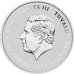 Tuvalu / Silver Ounce 2024 Teenage Mutant Ninja Turtles - obverse photo
