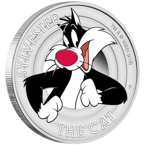 Tuvalu / Silver Half Ounce 2018 Sylvester the Cat - reverse photo
