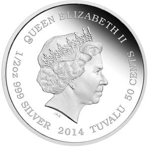 Tuvalu / Silver Half Ounce 2014 Lioness - obverse photo