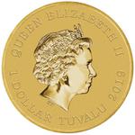 One Dollar 2019 Australian Native Bees: Photo Coin, Tuvalu, One Dollar 2019 Australian Native Bees / thumbnail