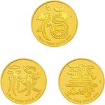 Tuvalu / Gold Fifth-Ounce 2013 Year of the Snake - Longevity - reverse photo
