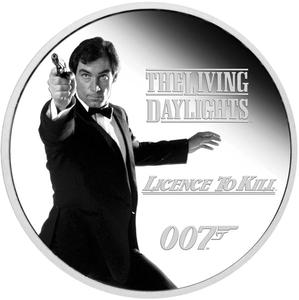 Tuvalu / Silver Ounce 2023 James Bond - Timothy Dalton - reverse photo