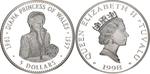 Silver Ounce 1998 Diana Princess of Wales: Photo Coin, Tuvalu, Silver Ounce 1998 Diana Princess of Wales / thumbnail
