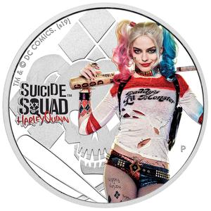 Tuvalu / Silver Ounce 2019 Suicide Squad - Harley Quinn - obverse photo
