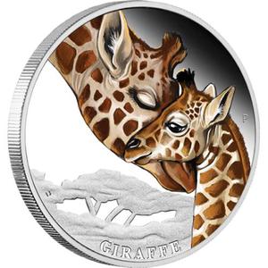 Tuvalu / Silver Half Ounce 2014 Giraffe - reverse photo