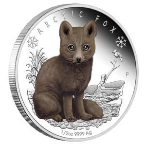 Tuvalu / Silver Half Ounce 2017 Arctic Fox - reverse photo