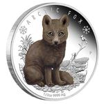 Silver Half Ounce 2017 Arctic Fox: Photo Coin, Tuvalu, Silver Half Ounce 2017 Arctic Fox / thumbnail