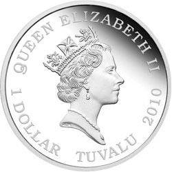 Tuvalu / Silver Ounce 2011 Labrador Retriever - obverse photo