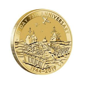 Tuvalu / One Dollar 2019 D-Day - reverse photo