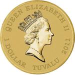 Tuvalu / One Dollar 2011 William Kidd - obverse photo