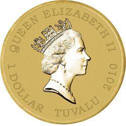 Tuvalu / One Dollar 2010 Blackbeard - obverse photo