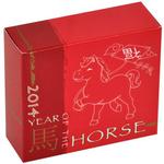 Gold Fifth-Ounce 2014 Year of the Horse - Prosperity: Photo Coin, Tuvalu, Gold Fifth-Ounce 2014 Year of the Horse - Prosperity / thumbnail