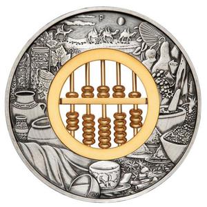 Tuvalu / Silver Two Ounces 2019 Abacus - obverse photo