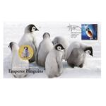 One Dollar 2017 Emperor Penguin: Photo Coin, Tuvalu, One Dollar 2017 Emperor Penguin / thumbnail