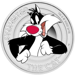 Tuvalu / Silver Half Ounce 2018 Sylvester the Cat - obverse photo