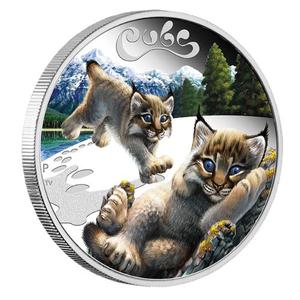 Tuvalu / Silver Half Ounce 2016 Lynx - reverse photo