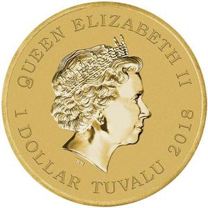 Tuvalu / One Dollar 2018 Christmas - Looney Tunes - obverse photo