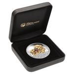 Silver Half Ounce 2018 Puppies - Golden Retriever: Photo Coin, Tuvalu, Silver Half Ounce 2018 Puppies - Golden Retriever / thumbnail