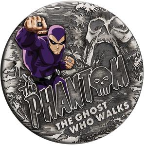 Tuvalu / Silver Two Ounces 2023 The Phantom - reverse photo