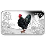 Silver Ounce 2017 Year of the Rooster: Photo Coin, Tuvalu, Silver Ounce 2017 Year of the Rooster / thumbnail