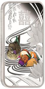 Tuvalu / Silver Ounce 2018 Chinese Wedding - reverse photo