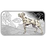 Silver Ounce 2018 Year of the Dog Rectangle: Photo Coin, Tuvalu, Silver Ounce 2018 Year of the Dog Rectangle / thumbnail