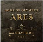 Silver Five Ounces 2023 Gods of Olympus - Ares: Photo 2023 5 oz Tuvalu Gods of Olympus - Ares .9999 Silver BU Coin / thumbnail