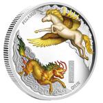 Silver Ounce 2014 Horses of Legend - Hippocamp: Photo Coin, Tuvalu, Silver Ounce 2014 Horses of Legend - Hippocamp / thumbnail