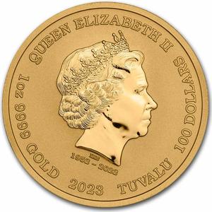Tuvalu / Gold Ounce 2023 The Black Flag Fleet - Fancy - obverse photo