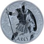 Tuvalu / Silver Ounce 2023 Gods of Olympus - Ares - reverse photo