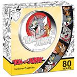Silver Ounce 2022 Tom and Jerry: Photo Coin, Tuvalu, Silver Ounce 2022 Tom and Jerry / thumbnail